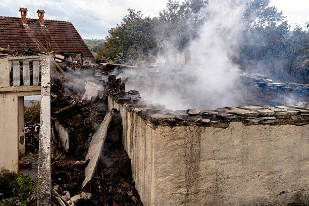 Professional Fire Damage Removal technician working in Waterford, VA